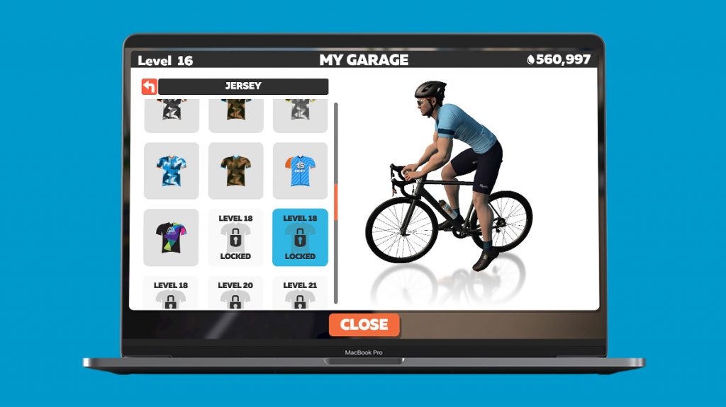 Guide tous les niveaux sur Zwift avec cadeaux et nombre d XP Becycled Blog Velo
