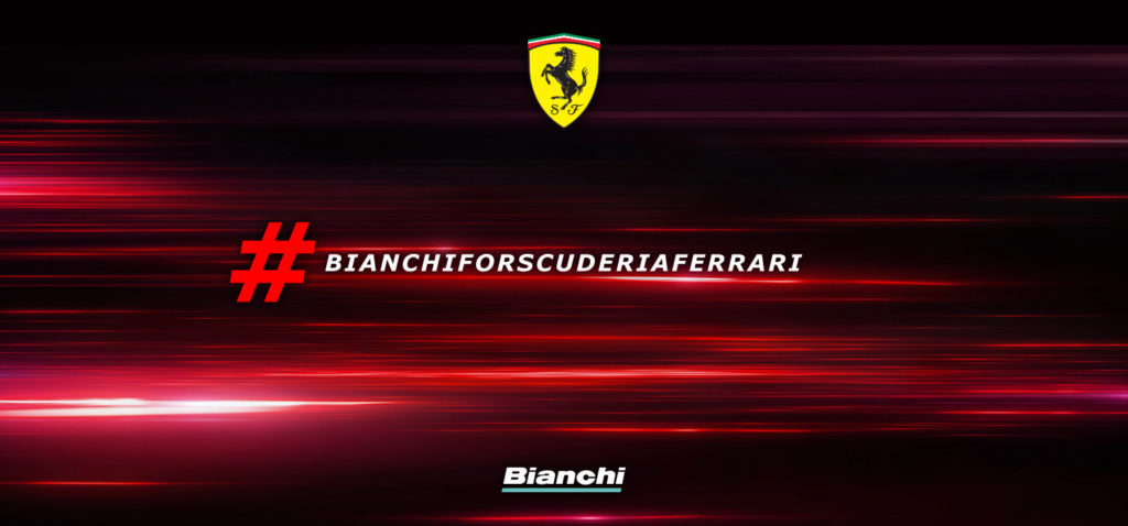 Bianchi en Ferrari scuderia maken samen fiets becycled