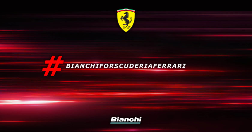 Bianchi en Ferrari scuderia maken samen fiets becycled