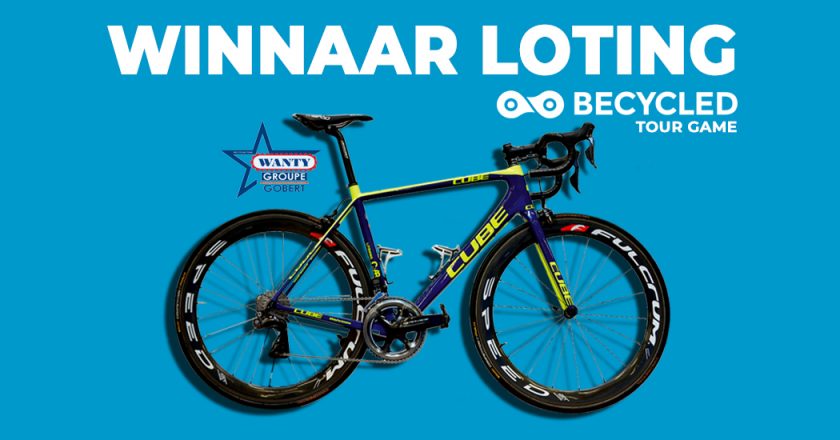 winnaar becycled tour game - ronde van frankrijk wedstrijd